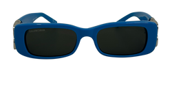 Balenciaga Gafas Hombre,Acetato, AZUL, 0096, 3*